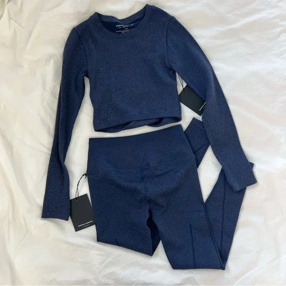 NWT Spiritual Gangster Shimmer Seamless Two Piece Set - Picture 8 of 16